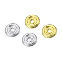 Zinc Alloy Spacer Kralen, echt goud verguld, meer kleuren voor de keuze, 8x8x2mm, Verkocht door PC