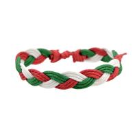 Bracciali festivilità Natale, tessuto di cotone, Design natalizio & gioielli di moda & per la donna, 12mm, Lunghezza 16-18 cm, Venduto da PC