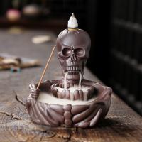 Backflow Incense Burner Purple Clay handmade for home and office & durable Sold By PC