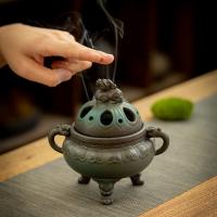 Traditional Ceramic Inserted Burner Incense Seat Porcelain half handmade for home and office & durable Sold By PC