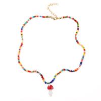 Collana resina, with lega in zinco, with 2.75inch extender chain, fungo, Carino & gioielli di moda & per la donna, nessuno, Lunghezza Appross. 17.3 pollice, Venduto da PC