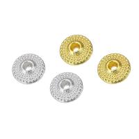 Zinc Alloy Spacer Kralen, echt goud verguld, meer kleuren voor de keuze, 8x8x3mm, Verkocht door PC