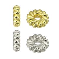 Perles intercalaires en alliage de zinc, fade et jamais plaqué de haute qualité, plus de couleurs à choisir, 3x9x9mm, Trou:Environ 3mm, Vendu par PC