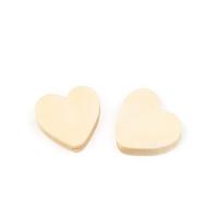 Perline di legno, Cuore, lucido, DIY, 20x19mm, Foro:Appross. 2mm, 50PC/borsa, Venduto da borsa