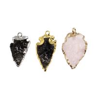 Gemstone Pendants Jewelry Brass with Gemstone Sold By PC