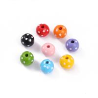 Wood Beads stoving varnish DIY 16mm Sold By PC