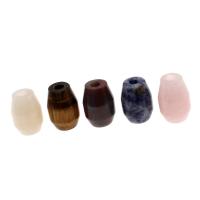 Gemstone Leath Poll Bead, DIY, dathanna níos mó le haghaidh rogha, 23x16x16mm, Díolta De réir PC