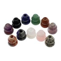 Gemstone Half Hole Bead Calabash DIY Sold By PC