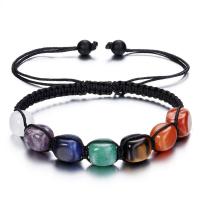 Gemstone Apyrankės, Brangakmenis, rankų darbo, įvairios medžiagos pasirinkimas & unisex, Ilgis Apytiksliai 7.5-12 Inch, Pardavė PC