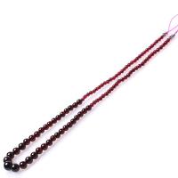 Garnet Halsband, graderad pärlor & för kvinna, röd, Längd 45 cm, Säljs av PC