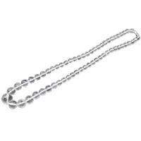 Collier de quartz, quartz clair, perles graduées & pour femme & facettes, blanc, 7-13mm, Longueur 45 cm, Vendu par PC