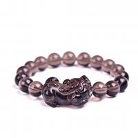 Ice Obsidian Bracelet Mythical Wild Animal Unisex & radiation protection brown Length 7.5 Inch Sold By PC