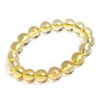 perles de citrine bracelet, unisexe & antifatigue, Jaune, Longueur 7.5 pouce, Vendu par PC