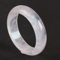 Rose Quartz Bangle, Unisex, lyserød, 19x58mm, Længde 7.5 inch, Solgt af PC