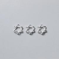 チタン鋼 スペーサービーズ, 六芒星, ゴールドメッキ, 女性用 & くり抜き, 10mm, 内径:約 4.5mm, 売り手 パソコン