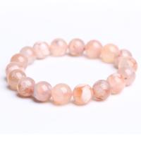 White Cherry Blossom Agate Bracelet, frith-tuirse & do bhean, bándearg, Fad 7.5 Inse, Díolta De réir PC