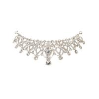 Tiara's, Zinc Alloy, Kroon, plated, mode sieraden & voor vrouw & met zirkonia, wit, 145x60mm, Verkocht door PC