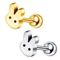 Nerezová ocel Ear Piercing šperky, Nerez, Králík, módní šperky, více barev na výběr, Prodáno By PC