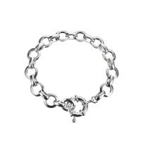 Messing Armband, plattiert, unisex & Rolo Kette, keine, 11mm, Länge ca. 7.68 ZollInch, verkauft von PC