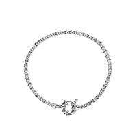 Prás Bracelet, plátáilte, unisex, dathanna níos mó le haghaidh rogha, 3.10mm, Fad Thart 7.09 Inse, Díolta De réir PC