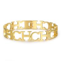 Titan Edelstahl Armband, Titanstahl, Alphabet-Buchstabe, plattiert, für Frau & hohl, keine, 10mm,  64mm, verkauft von PC