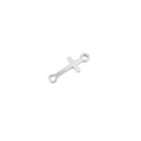 Cruach dhosmálta nascóirí, Cross, plátáilte, DIY, dathanna níos mó le haghaidh rogha, 20x8mm, Díolta De réir PC