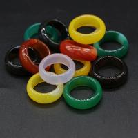 Achat Fingerring, Kreisring, olika innerdiameter, för val & unisex, keine, 8mm, verkauft von PC