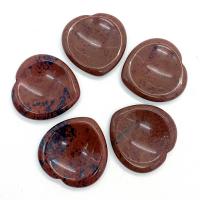 Red Obsidian Palac za brigu, Srce, crven, 40x40x6mm, Prodano By PC