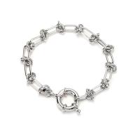 Messing Armbanden, plated, uniseks, meer kleuren voor de keuze, 6mm, Lengte Ca 7.56 inch, Verkocht door PC