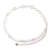 Zinklegierung Taillenkette, plattiert, unisex, keine, Länge 105 cm, verkauft von PC