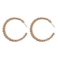 Lo zinco in lega Stud Earring, lega in zinco, gioielli di moda & per la donna, nessuno, 45mm, Venduto da coppia