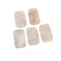 Rose Quartz Pendel, du kan DIY & forskellige stilarter for valg, flere farver til valg, 35x45x7mm, Solgt af PC