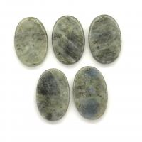 Gemstone Pendants Jewelry Flat Oval DIY Sold By PC