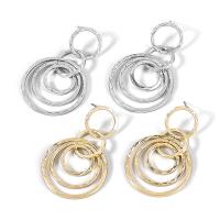 Zinc Alloy Drop Earrings plated fashion jewelry & for woman Sold By Pair