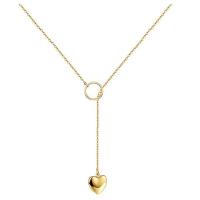 Collier de bijoux en acier inoxydable, avec 1.97inch chaînes de rallonge, Placage, bijoux de mode & styles différents pour le choix & pour femme, plus de couleurs à choisir, Longueur Environ 17.72 pouce, Vendu par PC