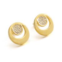 Partículas de acero Arito, Esférico, chapado, para mujer & con diamantes de imitación & hueco, más colores para la opción, 17mm, Vendido por Par