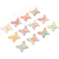 Acrylic Pendants Butterfly handmade DIY mixed colors Sold By PC