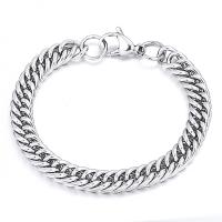 Stainless Steel Chain Necklace 304 Stainless Steel Unisex original color Sold By PC