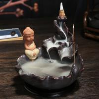 Backflow Incense Burner Porcelain handmade for home and office & durable & multifunctional Sold By PC