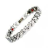 Titanium Steel Bracelet & Bangle plated Unisex & enamel Sold By PC