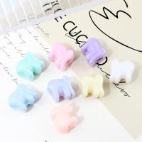 Acryl Schmuck Perlen, Elephant, DIY, gemischte Farben, 9.50x10mm, 200PCs/Tasche, verkauft von Tasche