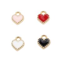 Zinc Alloy Enamel Pendants Heart Sold By PC