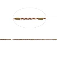 Messing bal ketting, balketting, gouden, 2mm, Lengte 1 m, Verkocht door m