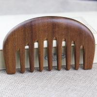 Dekoratív Hair Combs, Sapotaceae, csiszolt, Hordozható & egynemű, nikkel, ólom és kadmium mentes, 100x55x12mm, Által értékesített PC