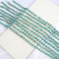 Amazonite Χάντρες, Αμαζόνιος, Φανός, γυαλισμένο, Star Cut Faceted & DIY, πράσινος, Sold Per 38 cm Strand