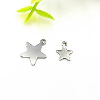 Pendants Jewelry Cruach dhosmálta, Star, airgid, 200ríomhairí pearsanta/Mála, Díolta De réir Mála