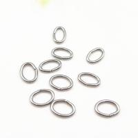 Stainless Steel Open ring, ROSTFRITT STÅL, silver, 500PC/Bag, Säljs av Bag