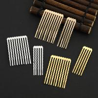 Mosaz Dekorativní Hair Comb Hledání, DIY & různé velikosti pro výběr, více barev na výběr, 20PC/Lot, Prodáno By Lot