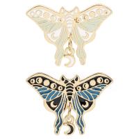 Glazuur broche, Zinc Alloy, met glazuur, plated, uniseks, nikkel, lood en cadmium vrij, 30x23mm, Verkocht door PC