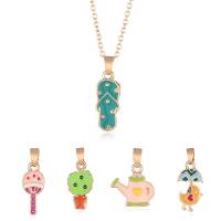 Zinc Alloy Enamel Pendants with enamel 5 pieces & fashion jewelry & for children nickel lead & cadmium free 0.8*2.4cmuff0c0.7*2.2cmuff0c0.9*2cmuff0c1.9*1.8cmuff0c0.9*2.2cm Sold By Set